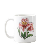 Ulster Mary Flower Monogram mugs