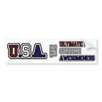 Ultimate Awesomeness Bumper Sticker