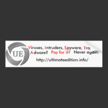Ultimate Edition bumper sticker bumper stickers