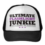 Ultimate Flashlight Junkie - Purple Mesh Hat