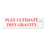 Ultimate Frisbee Bumper sticker