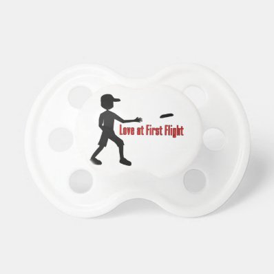 Ultimate Frisbee Love at First Flight BooginHead Pacifier