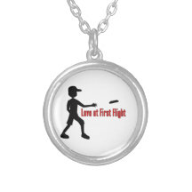 Ultimate Frisbee Love at First Flight Necklaces