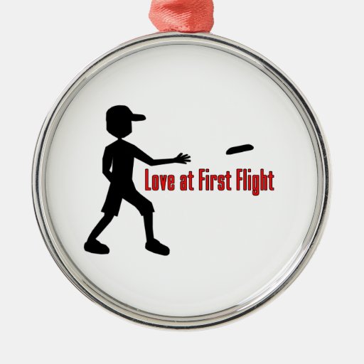 ultimate frisbee love at first flight christmas ornaments ultimate frisbee love at first flight christmas ornaments
