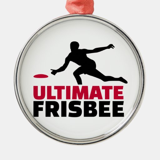 ultimate frisbee metal ornament zazzle ultimate frisbee metal ornament zazzle