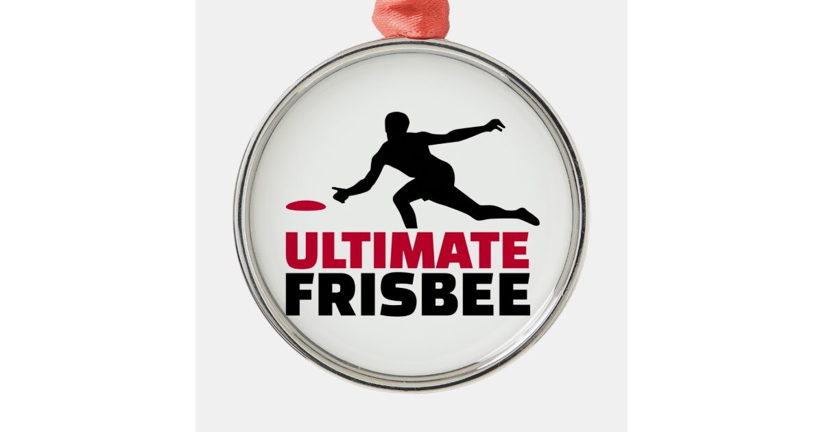 ultimate frisbee metal ornament zazzle ultimate frisbee metal ornament zazzle