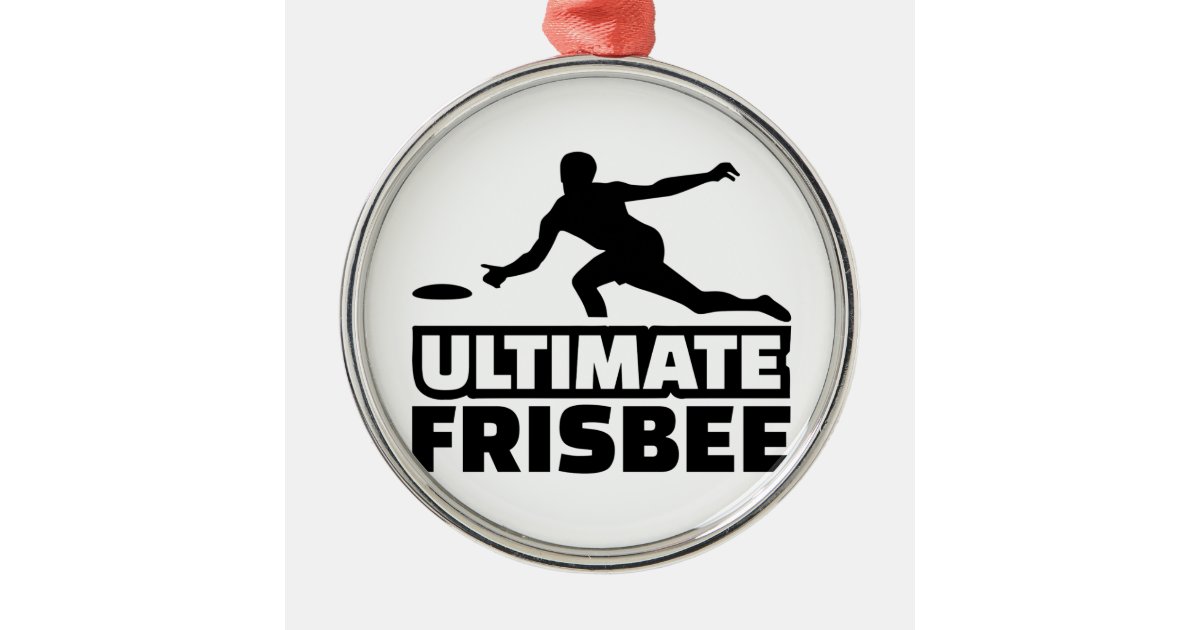 ultimate frisbee metal ornament zazzle ultimate frisbee metal ornament zazzle