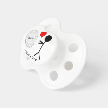 Ultimate Frisbee True Love Baby Pacifiers