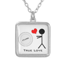 Ultimate Frisbee True Love Pendant