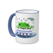 Ultra Cute Anime Aliens Birthday Mug