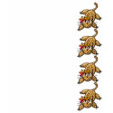 Ultra Cute Anime Leopard Kitty Rainbow Head Band t-shirts