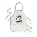 Ultra Cute Leopard Safari Birthday Invitations aprons