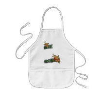 Ultra Cute Leopard Safari Birthday Invitations aprons