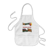Ultra Cute Leopard Safari Birthday Invitations aprons