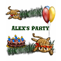 Ultra Cute Leopard Safari Birthday Invitations t-shirts by samack Ultra Cute Leopard Safari Birthday Invitations t-shirts