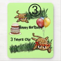 Ultra Cute Leopard Safari Birthday Invitations Wit mousepads by samack Ultra Cute Leopard Safari Birthday Invitations Wit mousepads