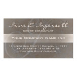 Ultra Elegant Initial I Monogram Textured Taupe Business Cards