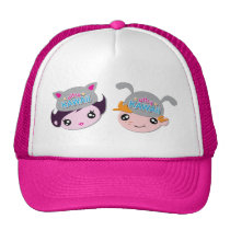 Ultra Kawaii - Girl and Boy Logo Hat hats