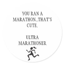 Ultra Marathon Stickers