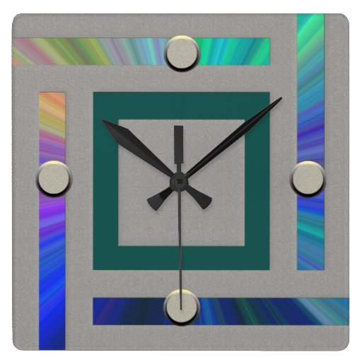 Ultra Modern Contemporary Wall Clock from Zazzle.