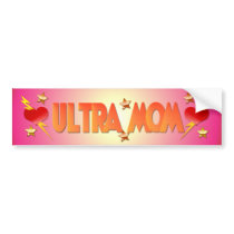Ultra Mom Bumper Sticker bumper stickers