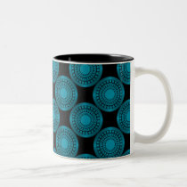 Ultramodern Perfection Mug, Teal mugs