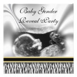 Ultrasound Baby Gender Reveal Party Invitation
