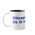 Ultrasound Techs Do It In The Dark Blue Bubble Log mugs