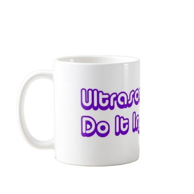 Ultrasound Techs Do It In The Dark Purple 3D Logo Mugs by sixteenthkid