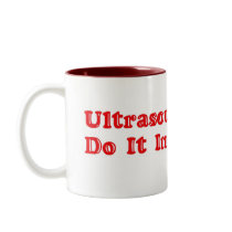 Ultrasound Techs Do It In The Dark Red Bubble Logo mugs