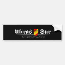 ultrassur Ultras Sur Real Madrid Bumper Sticker