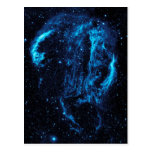 Ultraviolet image of the Cygnus Loop Nebula crop Postcard