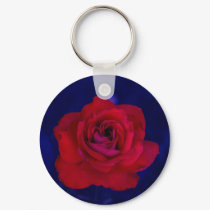 Ultraviolet Rose Keychain