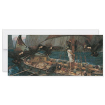 Ulysses and the Sirens by John William Waterhouse Custom Invitations