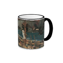 Ulysses and the Sirens by JW Waterhouse, Victorian Mugs