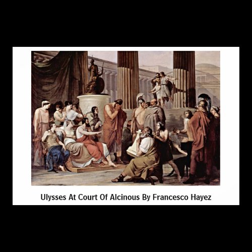 Ulysses At Court Of Alcinous By Francesco Hayez Poster