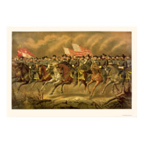 Ulysses S. Grant and His Generals by E. Boell 1865 posters