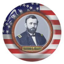Ulysses S. Grant Civil War Party Plates