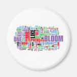 Ulysses Word Cloud Refrigerator Magnet