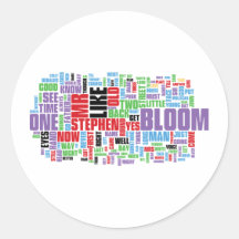 Ulysses Word Cloud Stickers