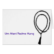Um Mani Padme Hung - card