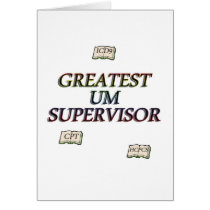 UM SUPERVISOR cards by occupationalgifts UM SUPERVISOR cards