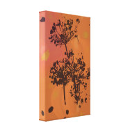 Umbel-licious Abstract Pop Art Canvas wrappedcanvas