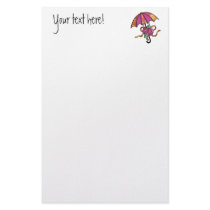 Umberlla with Roses 16 Stationery Design