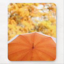 Umbrella and Autumn Colors Mousepads