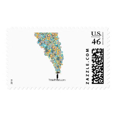 umbrella Atheist Postage Stamps by ThinkAtheist