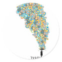 Umbrella Atheist stickers by ThinkAtheist Umbrella Atheist stickers
