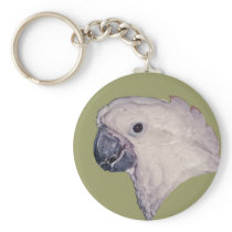Umbrella Cockatoo Key Chain