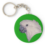 Umbrella Cockatoo Key Chain
