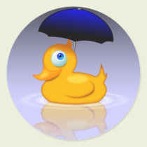 Umbrella duck stickers